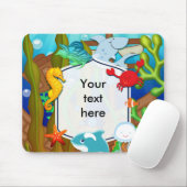 海中魚の子供の子供のコンピュータ マウスパッド (マウス)