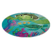 海亀の救出 カッティングボード (角)