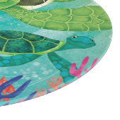 海亀の救出 カッティングボード (角)