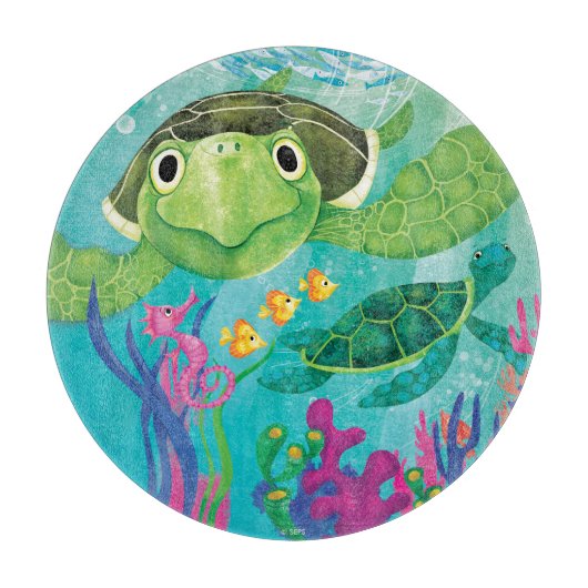 海亀の救出 カッティングボード (正面)
