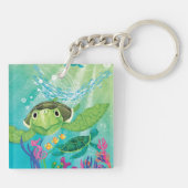 海亀の救出 キーホルダー (裏面)