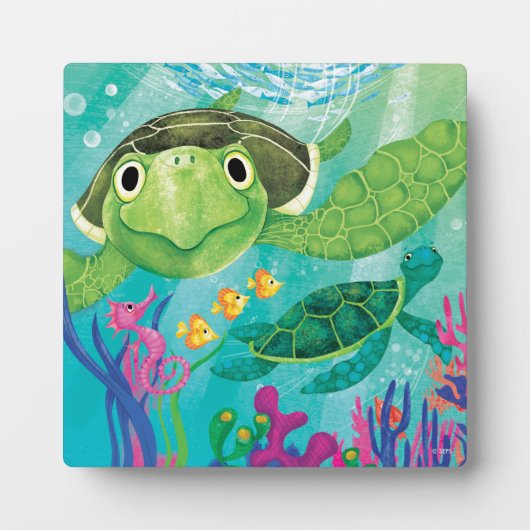 海亀の救出 フォトプラーク (正面)
