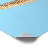 海亀の水の下 – 透明。 ポスター (角)