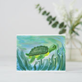 海亀像 ポストカード (スタンド正面)