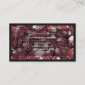 海事の専門家や海鮮を愛する人々にとってのバス 名刺 (裏面)