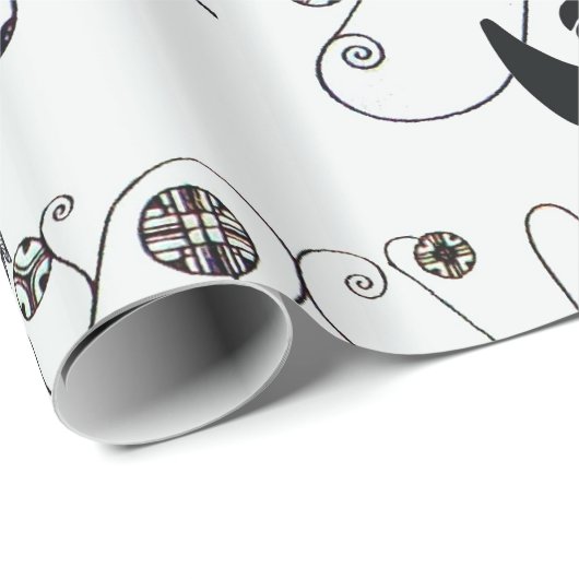 海事アートデコの美しいファッションアンカー付き ラッピングペーパー (ロールコーナー)