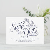 海事モダン Save the Date 招待状 (スタンド正面)