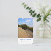 海事休日ツアー砂丘旅行代理店スタイル 名刺 (スタンド正面)