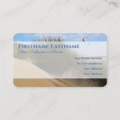 海事休日ツアー砂丘旅行代理店スタイル 名刺 (裏面)