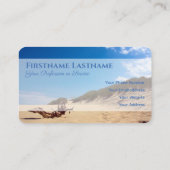 海事休日ツアー砂丘旅行代理店スタイル 名刺 (裏面)