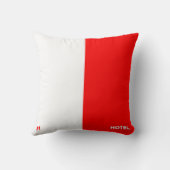 海事国旗H – ホテル クッション (裏面)