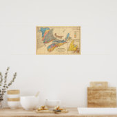 海事地方の地質図 ポスター (キッチン)