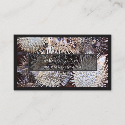 海事専門家やシーフード海愛好家のbusi 名刺 (正面)