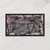 海事専門家やシーフード海愛好家のbusi 名刺 (裏面)