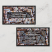 海事専門家やシーフード海愛好家のbusi 名刺 (正面/裏面)