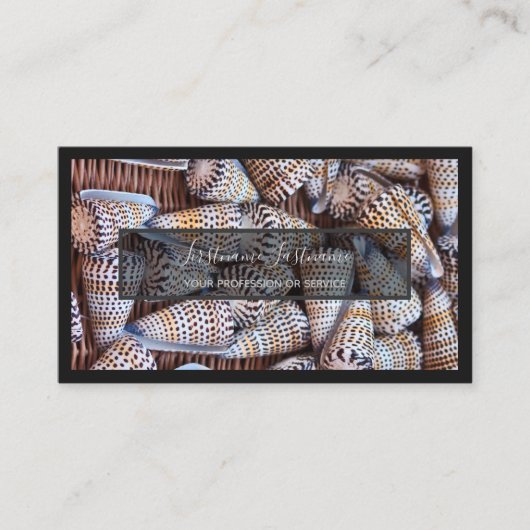 海事専門家やシーフード海愛好家のbusi 名刺 (正面)