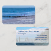 海事嵐ビーチ夕日海旅行代理店 名刺 (正面/裏面)