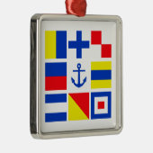 海事旗のオーナメント メタルオーナメント (右)