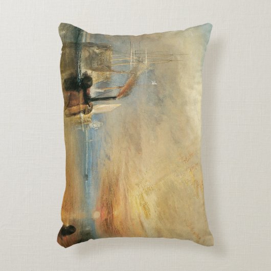 海事芸術ジョセフ・ターナーによるテメレアとの戦い アクセントクッション (正面(垂直))