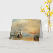 海事芸術ジョセフ・ターナーによるテメレアとの戦い カード (黄色い花)