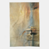 海事芸術ジョセフ・ターナーによるテメレアとの戦い キッチンタオル (縦)