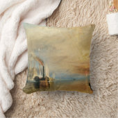 海事芸術ジョセフ・ターナーによるテメレアとの戦い クッション (ブランケット)