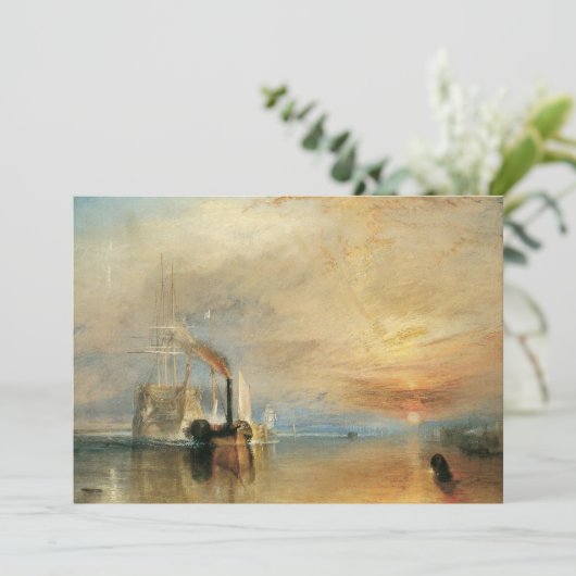 海事芸術ジョセフ・ターナーによるテメレアとの戦い 招待状 (スタンド正面)