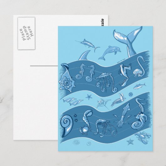 海交響曲 ポストカード (正面/裏面)