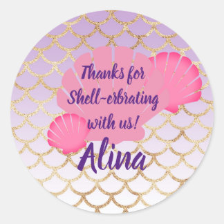 海人魚の下のための貝類動物党の好意 ラウンドシール