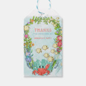 海人魚の誕生日パーティーの下で ギフトタグ (正面)