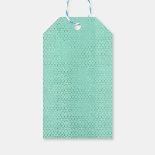 海人魚の誕生日パーティーの下で ギフトタグ (裏面)