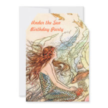 海人魚の誕生日パーティーの下で