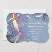 海人魚の誕生日パーティーの下で 招待状 (裏面)