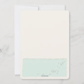 海人魚の誕生日パーティーの下で 招待状 (裏面)