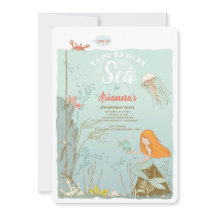 海人魚の誕生日パーティーの下で