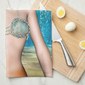 海人魚 キッチンタオル (四つ折り)