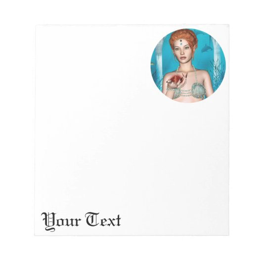 海人魚 ノートパッド (正面)