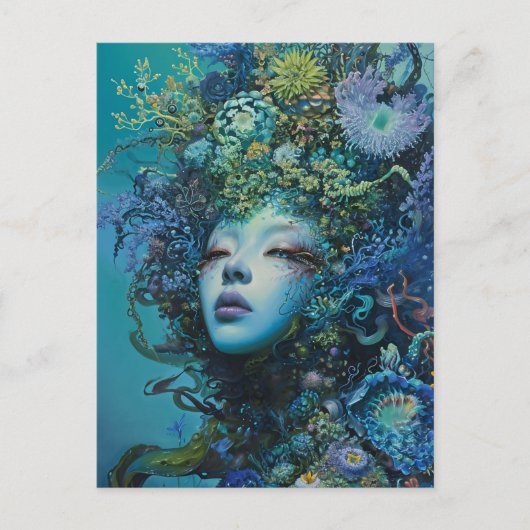 海人魚 ポストカード (正面)