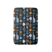 海住民パターン1 バスマット (正面縦)