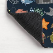 海住民パターン1 マウスパッド (コーナー)