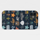 海住民パターン1 Case-Mate iPhoneケース (裏面(横))