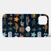 海住民パターン1 Case-Mate iPhoneケース (裏面 (横))