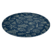 海住民パターン2 カッティングボード (角)