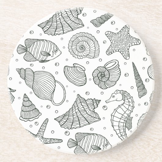 海住民パターン3 コースター (正面)