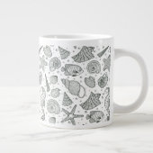 海住民パターン3 ジャンボコーヒーマグカップ (右)