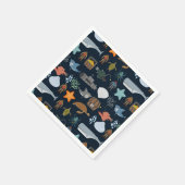 海住民パターン スタンダードカクテルナプキン (角)