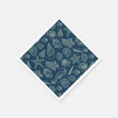 海住民パターン スタンダードカクテルナプキン (角)