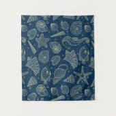 海住民パターン タペストリー (正面)