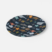 海住民パターン ペーパープレート (アングル)