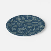 海住民パターン ペーパープレート (アングル)